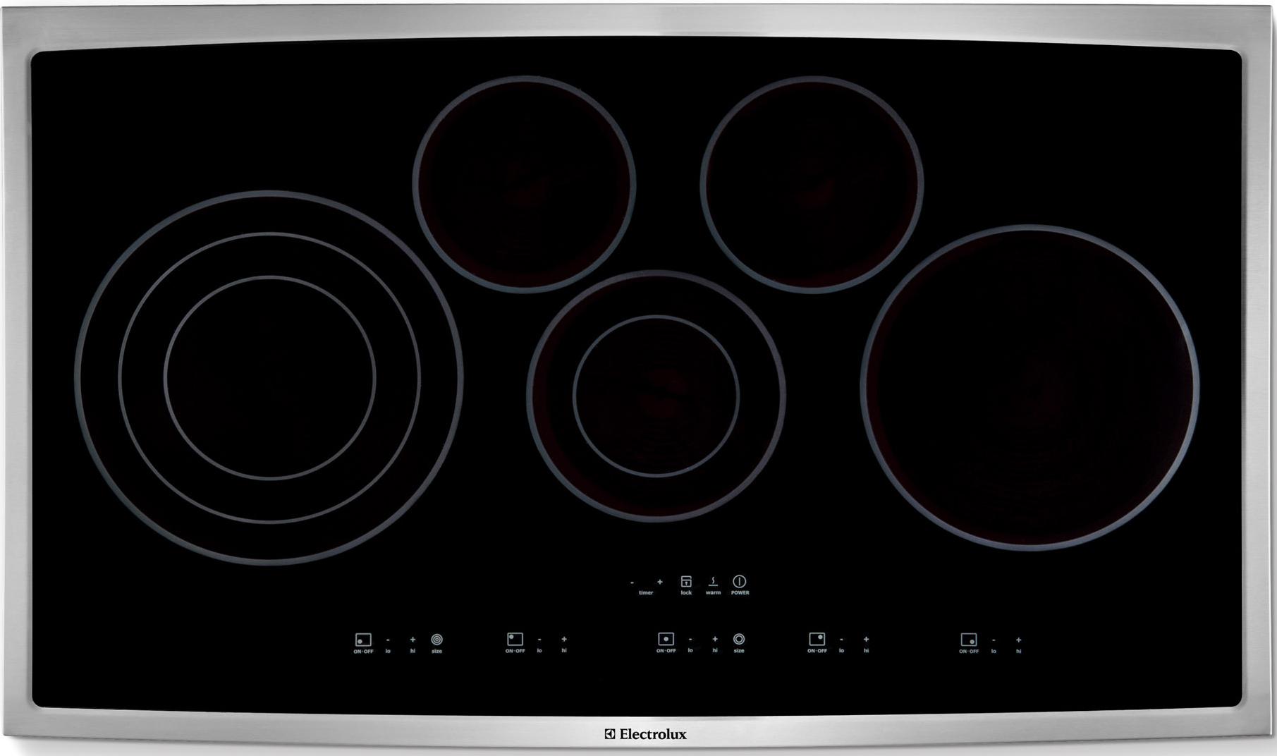 Drop in on sale range top electric